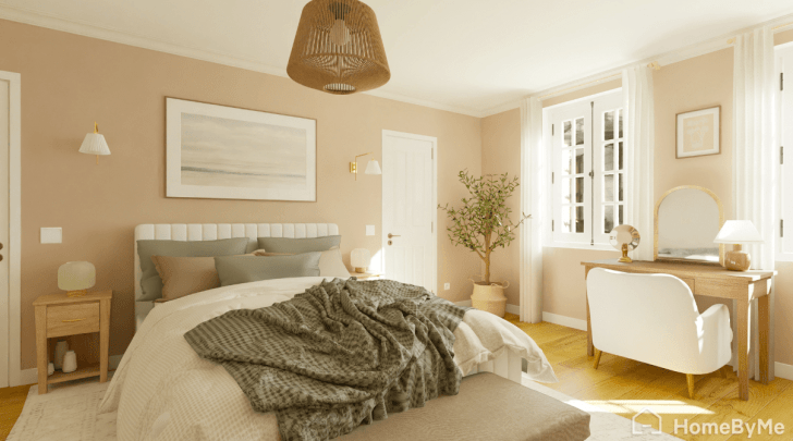 Cottage style bedroom plan