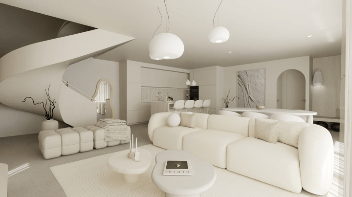 2026 Cloudy dance style living room