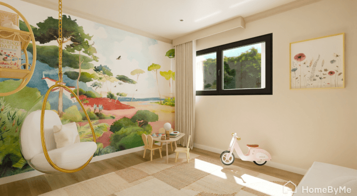 3D girls rooms