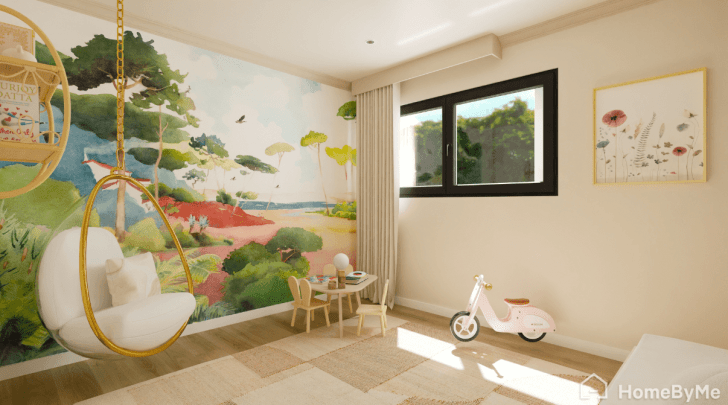 3D girls rooms