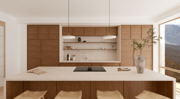 Wood kitchen remodeling