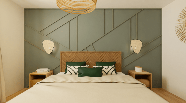 Layout of bedroom
