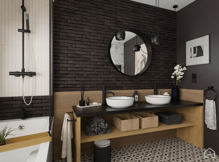 Industrial bathroom