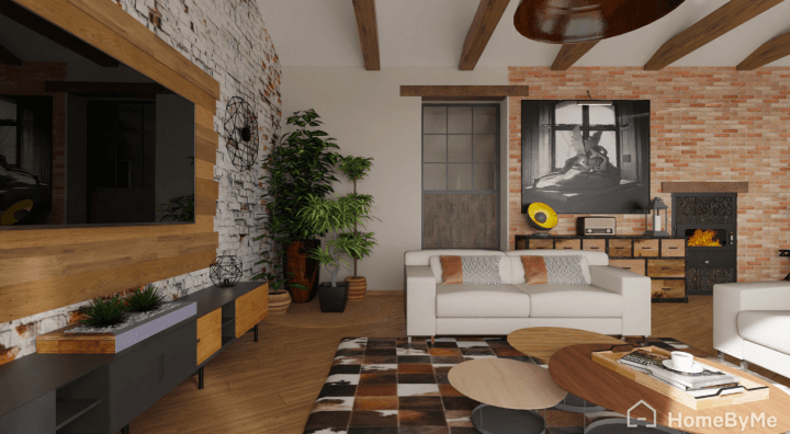 Industrial living room