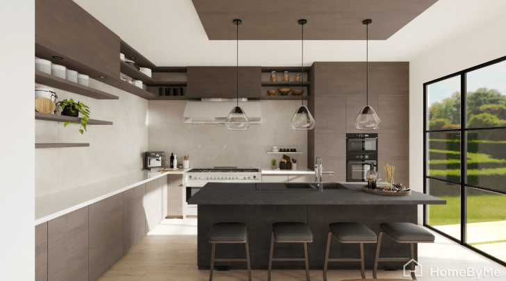 Kitchen island 3D plan