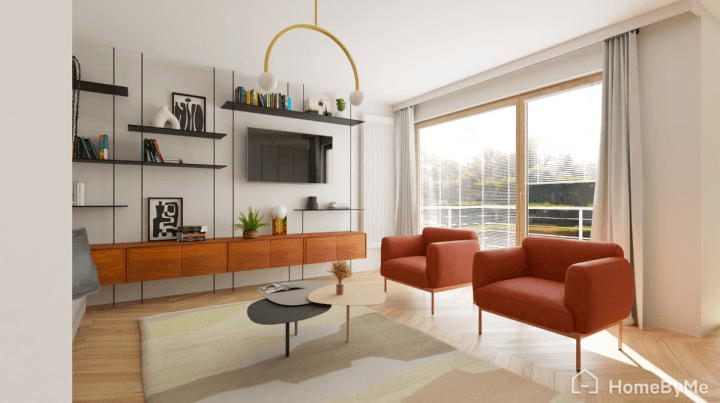 Classic mid century living room