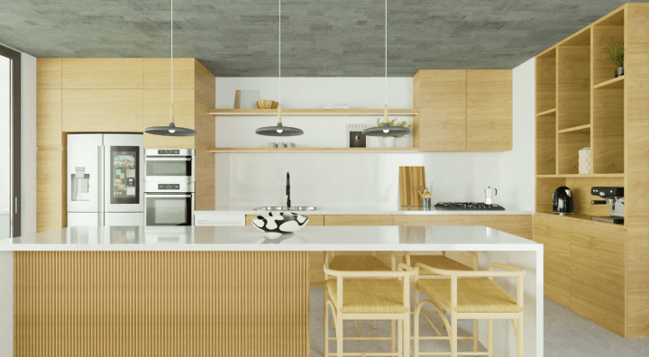 Open kitchen design